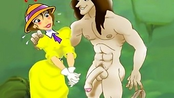 Cartoon Tarzan And Young Jane In A Hardcore Group Sex