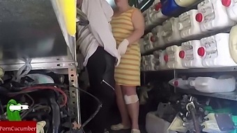 Secretly Recorded Workplace Encounter With A Busty Co-Worker