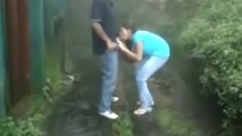 Indian Couple Enjoys Public Black Teen Blowjob