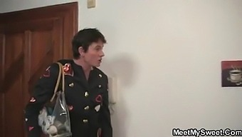 Old And Young Couple Engage In A Threesome With Her Stepfather