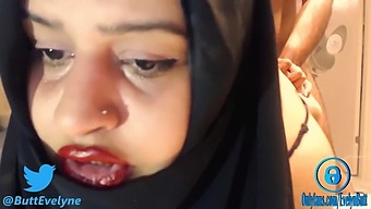 A Woman In A Hijab Receives Anal Punishment For Misbehavior