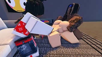 Makima Experiences A Gangbang And Anal Penetration In Roblox