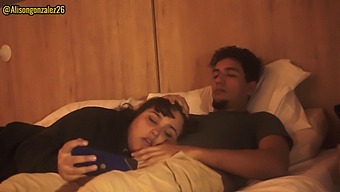Accidental Handjob During Movie Watching With Stepbrother In Buenos Aires