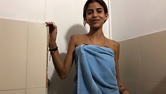 Young Amateur Indian Girl'S Unexpected Encounter With Her Stepsister In The Bathroom Turns Into A Steamy Creampie